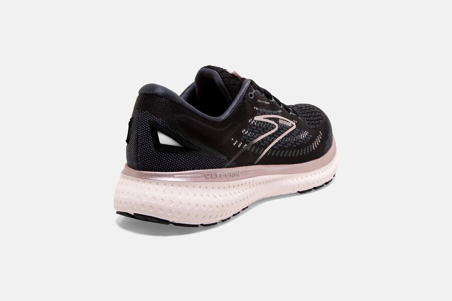 Brooks Glycerin 19 Road Running Shoes Womens - Black/Pink - JHGIM-2895